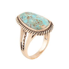 Load image into Gallery viewer, Roped Turquoise Ring