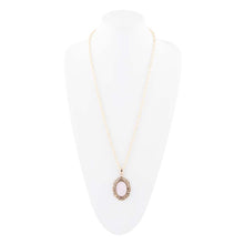 Load image into Gallery viewer, Rosie Pink Opal Pendant Necklace