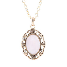 Load image into Gallery viewer, Rosie Pink Opal Pendant Necklace