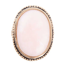 Load image into Gallery viewer, Rosie Pink Opal and Golden Bronze Ring