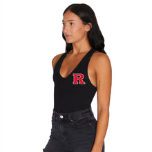 Load image into Gallery viewer, Rutgers Black Bodysuit