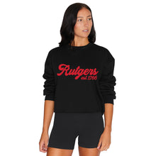 Load image into Gallery viewer, Rutgers Black Established Crewneck