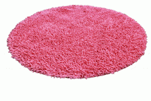 Load image into Gallery viewer, Tache Cotton Chenille Hot Pink Shag Area / Bathroom Rug (MATP)
