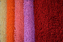 Load image into Gallery viewer, Tache Cotton Chenille Solid Dark Raspberry Red Rug (MAT2032R)