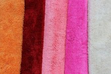 Load image into Gallery viewer, Tache Solid Salmon Coral Pink Thin Rug