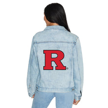 Load image into Gallery viewer, Rutgers Denim Jacket