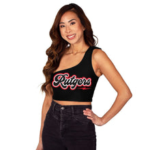 Load image into Gallery viewer, Rutgers Lightning One Shoulder Top
