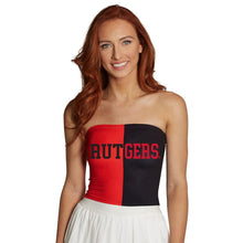 Load image into Gallery viewer, Rutgers Two Tone Tube Top