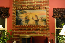 Load image into Gallery viewer, Tache 28 x 55 Exotic Ships on The Horizon Coastal Tapestry Wall Hanging (WH-DB15152)