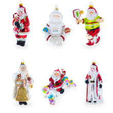 Load image into Gallery viewer, Clownfish in Sparkle Glass Christmas Ornament