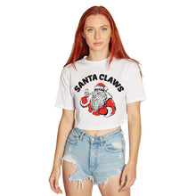 Load image into Gallery viewer, Santa Claws White Tee