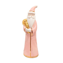Load image into Gallery viewer, Pink Santa with 22K Gold Accents