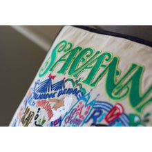 Load image into Gallery viewer, Savannah Hand-Embroidered Pillow by CatStudio
