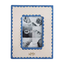 Load image into Gallery viewer, Scallop Monogrammed Photo Frame