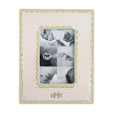 Load image into Gallery viewer, Scallop Monogrammed Photo Frame