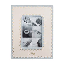 Load image into Gallery viewer, Scallop Monogrammed Photo Frame
