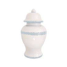 Load image into Gallery viewer, Scallop Ginger Jars in Hydrangea Light Blue