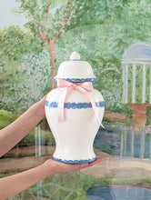 Load image into Gallery viewer, Scallop Ginger Jars in French Blue