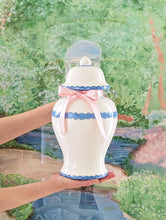 Load image into Gallery viewer, Scallop Ginger Jars in French Blue
