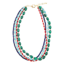 Load image into Gallery viewer, Scarsdale Multi Stone Colorful Statement Necklace