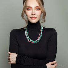 Load image into Gallery viewer, Scarsdale Multi Stone Colorful Statement Necklace