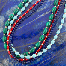 Load image into Gallery viewer, Scarsdale Multi Stone Colorful Statement Necklace