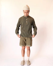 Load image into Gallery viewer, Waffle Henley Shirt