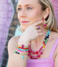 Load image into Gallery viewer, Serape Multi Stone Stretch Bracelet Set