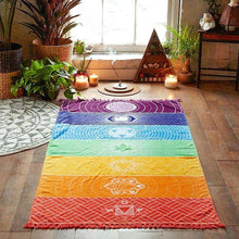 Load image into Gallery viewer, Rainbow 7 Chakra Mat [5 Variants]
