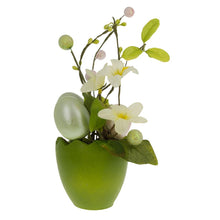 Load image into Gallery viewer, Set of 4 Colorful Spring Flowers with Easter Eggs 7 Inches