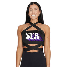 Load image into Gallery viewer, Stephen F. Austin SFA Black Multi Way Bandeau Top