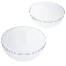 Load image into Gallery viewer, Set of 3 Clear Plastic Ball Ornaments 3.9 Inches