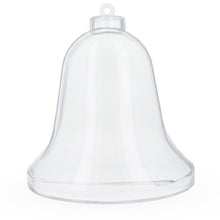 Load image into Gallery viewer, Set of 3 Clear Plastic Bell Ornaments 3.7 Inches (94 mm)