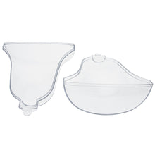 Load image into Gallery viewer, Set of 3 Clear Plastic Bell Ornaments 3.7 Inches (94 mm)