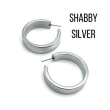 Load image into Gallery viewer, Portland Frosted Lucite Hoop Earrings