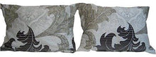 Load image into Gallery viewer, DaDa Bedding Paisley Grey Floral Leaves Fitted Sheet &amp; Pillow Cases Set (FTS8197)