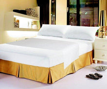 Load image into Gallery viewer, DaDa Bedding White Soft Fitted &amp; Flat Bed Sheets w/ Pillow Cases Set (FSFS098765)