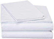 Load image into Gallery viewer, DaDa Bedding White Flat Sheet &amp; Pillow Cases Set (FS098765)