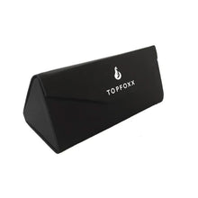 Load image into Gallery viewer, Black Foldable Sunglasses Case