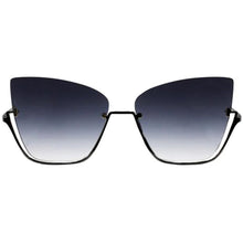 Load image into Gallery viewer, Vixen - Oversized Metal Cateye Sunglasses