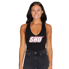 Load image into Gallery viewer, Sacred Heart Pioneers Black Bodysuit