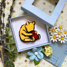 Load image into Gallery viewer, &quot;Silly Old Bear&quot; Pooh Brooch by Lipstick &amp; Chrome