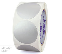 Load image into Gallery viewer, 2&quot; Permanent Color-Code Round Dot Inventory Labels: 500/Roll