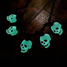 Load image into Gallery viewer, Skeleton String Lights Necklace by Cherryloco Jewellery