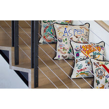 Load image into Gallery viewer, Ski Sun Valley Hand-Embroidered Pillow
