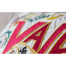 Load image into Gallery viewer, Ski Vail Hand-Embroidered Pillow
