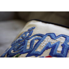 Load image into Gallery viewer, Ski Vermont Hand-Embroidered Pillow