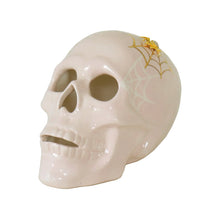 Load image into Gallery viewer, &quot;Mr. Bones and Charlotte&quot; Skull Decor with 22K Gold Accents- Blush