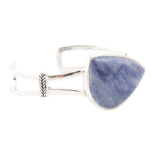 Load image into Gallery viewer, Sky Blue Kyanite Cuff Bracelet