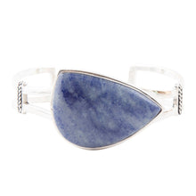 Load image into Gallery viewer, Sky Blue Kyanite Cuff Bracelet